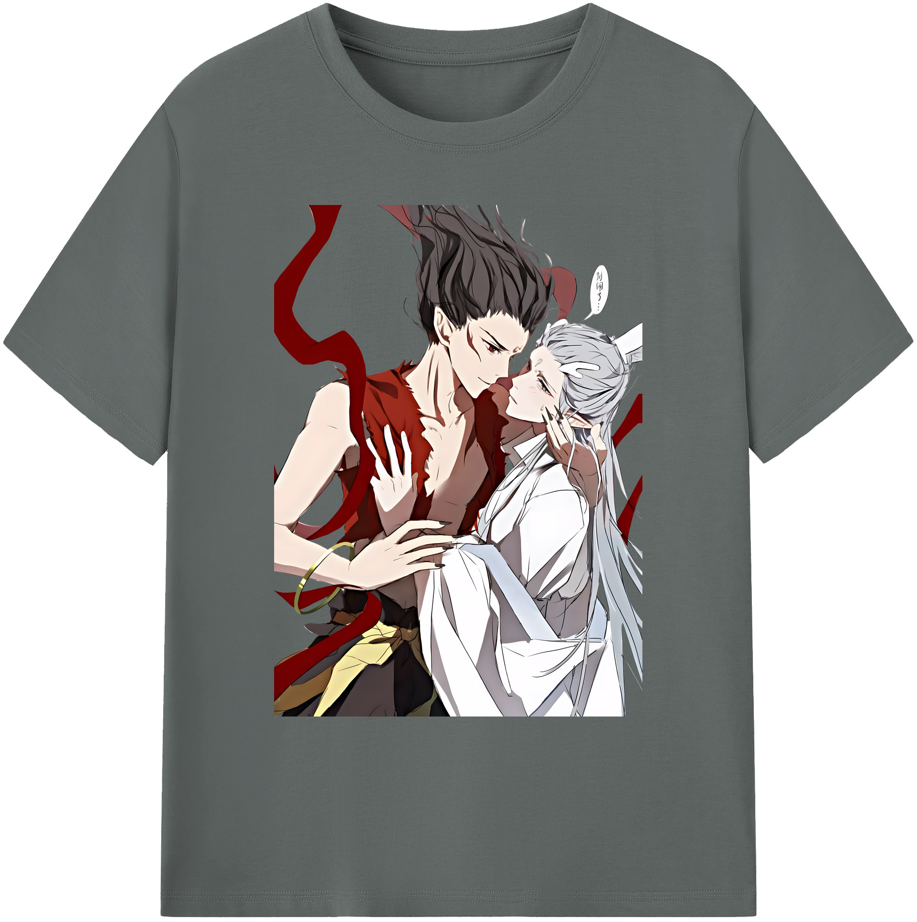 （画像用） Ne Zha 2 ナタ 魔童の大暴れ 綿100％ メンズ半袖Tシャツ｜肌触りやわらか＆通気性